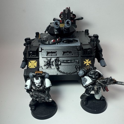 Black templars razorback tank - black,
