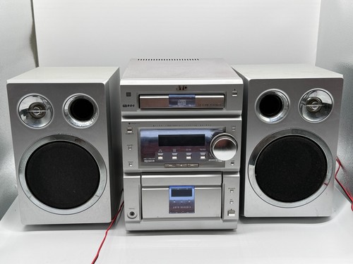 Jvc silver mini hifi system - mini,