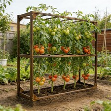 Grape Vine Trellis Raspberry