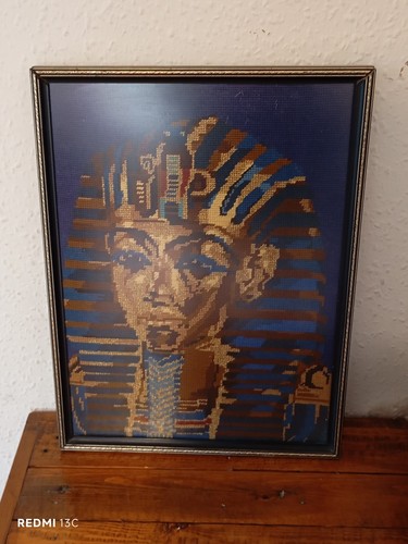 Vintage completed needlepoint - vintage,