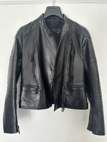Belstaff black leather - leather, jacket