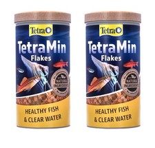 2x TETRAMIN 200g (400g total) TETRA MIN TROPICAL FISH FOOD FLAKE BULK DEAL TANK