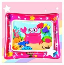 Inflatable Tummy Time Water Play Mat Girl Summer Toys Infants Baby Shower Gift 