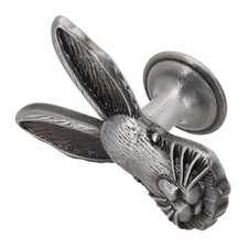 1x Rabbit Shape Zinc Alloy