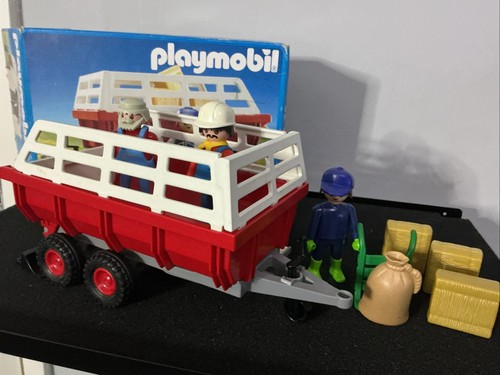 Playmobil 3719 farm hay wagon - hay,