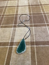 jewellery necklace green agate