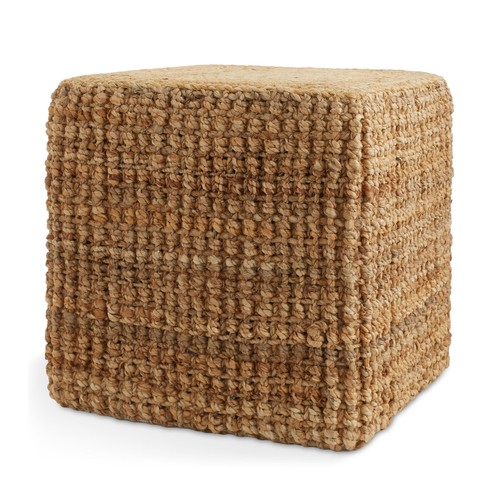 Seagrass pouf ottoman x 18 - seagrass,