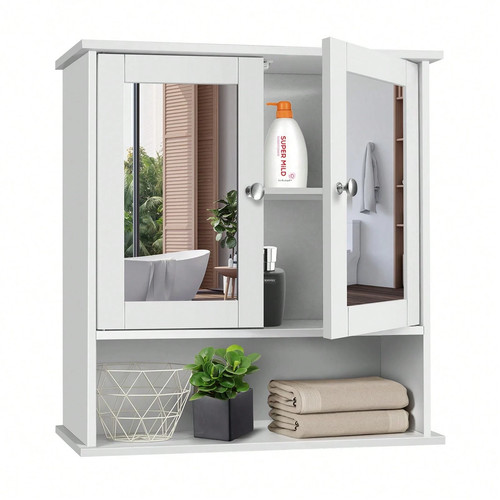 Bathroom wall cabinet storage - bathroom,