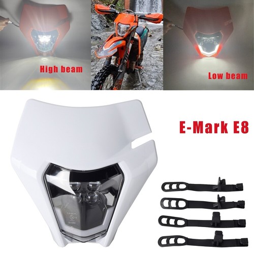 Dirt bike led headlight drl - dirt,