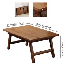 Folding Coffee Tea Table Bamboo Foldable Low Table Tatami Floor Table Furniture
