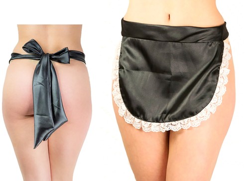 French maid apron - french,
