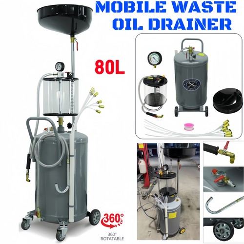 80l waste oil drainer tank - 80l,