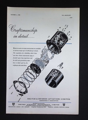 Original 1950 advert kelvin - 1950,