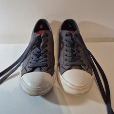 Levi's Red Tab Trainers Blue Denim Colour UK Size 7.5 Vintage Style Rare