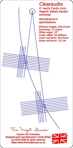 Arc protractor for clearaudio - arc,