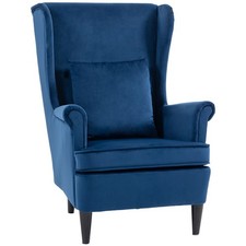 HOMCOM Wingback Chair, Modern