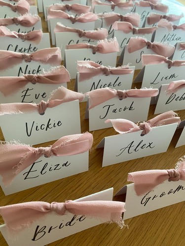 Personalised table name place
