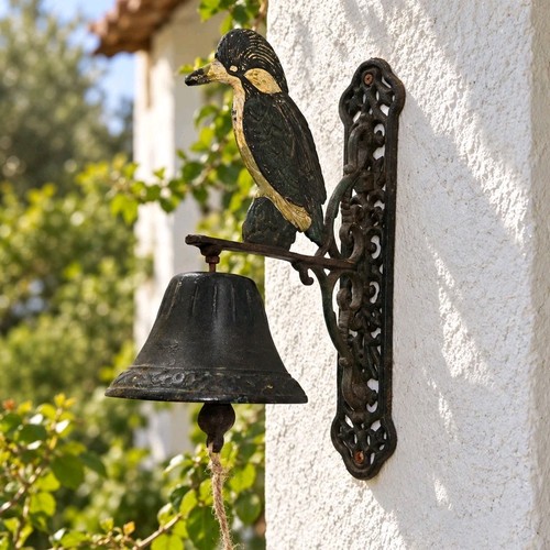 Vintage cast iron kingfisher - cast,