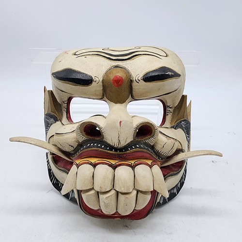 Hand carved painted wood - hand,