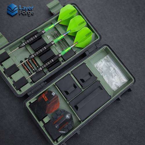 Darts case holds assembled - case,