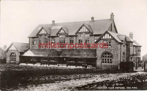 Real photo postcard horden - real, of