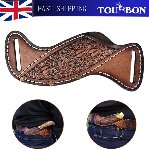 Tourbon hunting leather - leather, knife