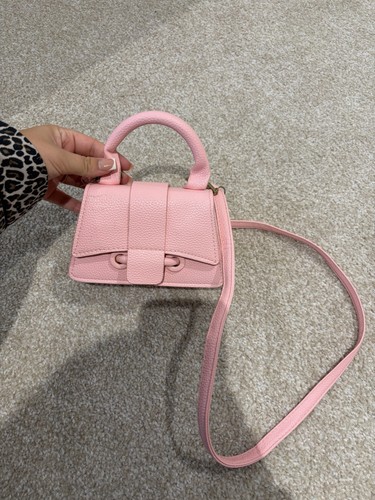 Pink pebbled leather - pink,