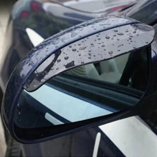 Black car mirror rain - 2x,