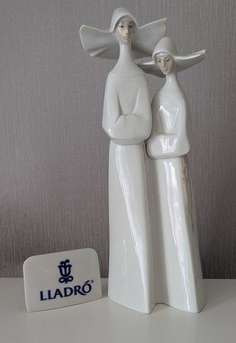 Lladro figurine two nuns 4611 - nuns, #4611