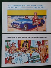 Saucy seaside postcards -