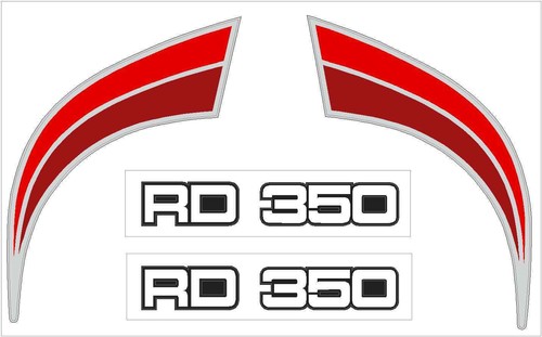 Yamaha rd350lc decal - decal, kit,