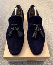 Authentic Christian Louboutin Dandelion Tassel Loafers–Navy-UK 9 Box & Dust Bag.