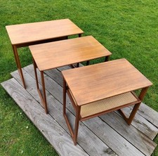 Danish Nest Of Tables By Johannes Andersen For Silkeborg Denmark Mid Century 