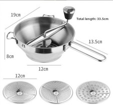 Food Mill Stainless Steel With