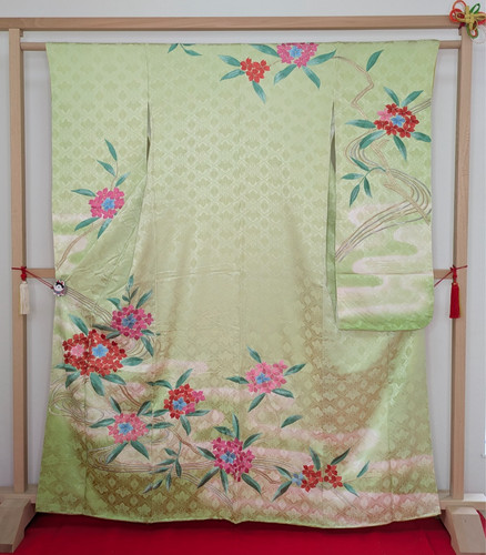 Vintage japanese kimono silk - vintage,