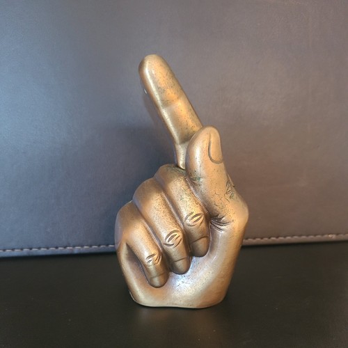 Vintage brass hand - vintage,