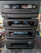 Technics CH550 Hi Fi System Matching 3 Way Technics Speakers All Working No Remo