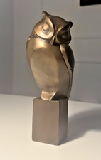 Owl Resting Statue - Cold Cast