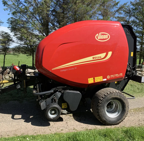 Vicon rv5216 round baler 2016 - vicon, baler,