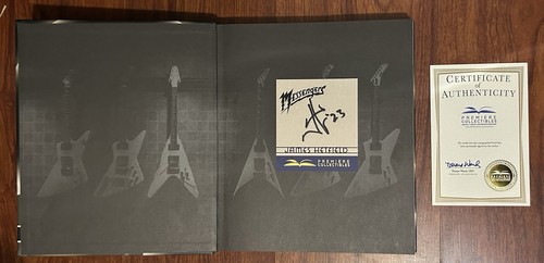 James hetfield signed - hetfield,