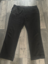 mens jack reid tailoring W46 L black formal smart straight leg trousers L33
