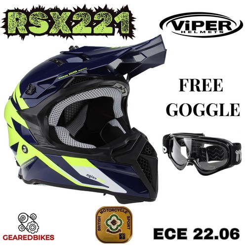 Motocross helmet goggles atv - +,