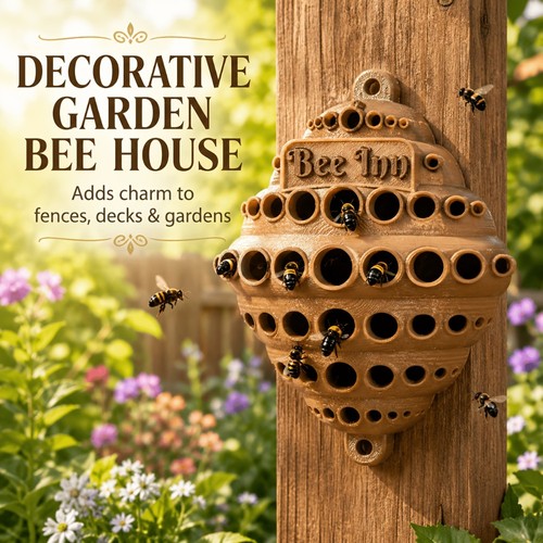 Printed insect bee - printed, house