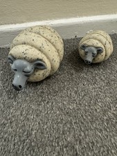 Pair Of Heavy Sheep Models