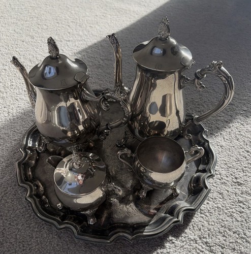 Antique silver plate - silver,