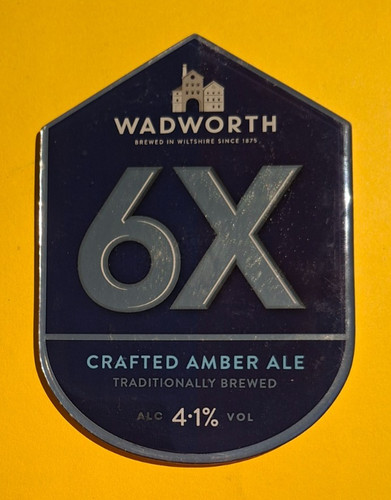Beer pump clip - badge, front