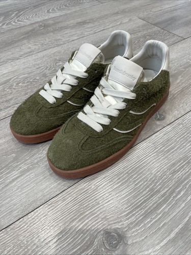 Russell bromley green - russell, suede