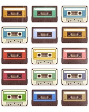 Vintage Cassette Tape Graphic