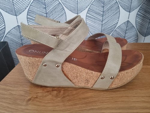 Online avenue taupe strappy - online,