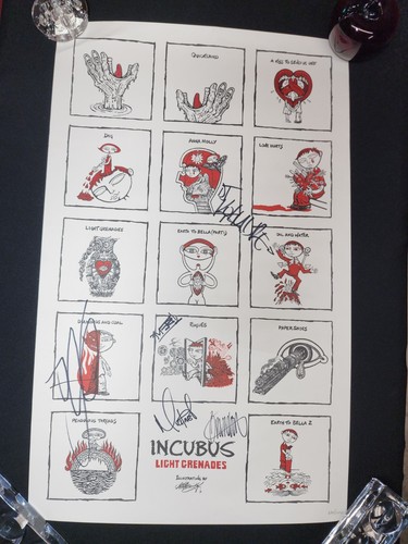 Incubus light grenades signed - light,